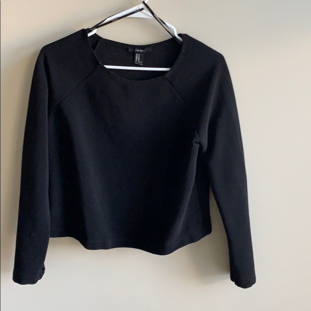 Black Lined Top